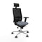 Bureaustoel met hoofdsteun Piqueras y Crespo 2D086G1 Grijs