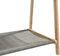 vidaXL - Kledingrek - met - schappen - 96x45,5x150,5 - cm - bamboe