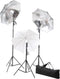 vidaXL - Fotostudioset - met - verlichtingsset - en - achtergrond