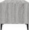 vidaXL - Salontafel - 90x49x45 - cm - bewerkt - hout - grijs - sonoma