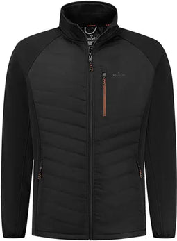 Kjelvik Sid - Hybride jas - Licht gewatteerd - Zwart (M)