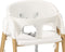 Deryan Luxe Kinderstoel - Meegroei kinderstoel - Inklapbaar - Wit/Houtlook