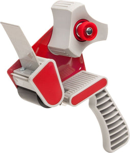 Profipack Tapedispenser - Hand-tape dispenser met rem voor PP en PVC tape - Grijs