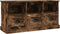 vidaXL - Tv-meubel - 100x35x50 - cm - bewerkt - hout - gerookt - eikenkleurig