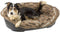 Ferplast Sofa - Hondenmand met Kussen - Anti-slip - Bruin 52X39X21 cm