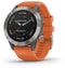 Garmin fēnix 6 - Smartwatch - GPS multi-sport met muziek - Grijs (Oranje)