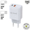 Muvit for Change MC-215 - Oplader - 18 W 25 W - Wit
