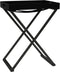 vidaXL - Klaptafel - 48x34x61 - cm - MDF - zwart
