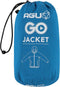 AGU GO Regenjas Essential - Waterdichte en Ademende Regenjas - Unisex - Blauw - L