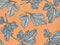 SPIREA - Sierkussen set van 2 - Oranje - 45 x 45 cm - Polyester