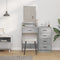 vidaXL - Kaptafel - met - lades, - Beton - Grijs, - 50x41x140 - cm