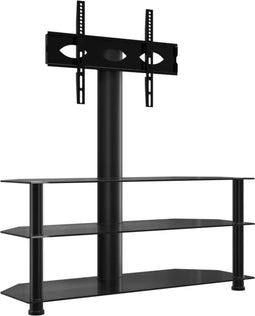 vidaXL - Tv-standaard - hoek - 3-laags - voor - 32-70 - inch - zwart