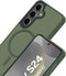 Mobiparts Galaxy S24 - Hardcover - MagSafe Compatible met Corner Protection - Groen