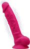 SILEXD - Vibrerende Dildo - 21,5 x 4,2 cm - Roze
