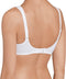 Triumph Elegant Cotton N - Beugelloze beha - Bloemmotief - Wit - Maat 100C