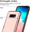 iMoshion Hoesje Geschikt voor Samsung Galaxy S10e Hoesje - Ruimte voor 2 pasjes - iMoshion Backcover met pasjeshouder - Rosé Goud