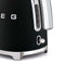 Smeg KLF03BLEU - Waterkoker - 1,7L - 2400W - Mat zwart