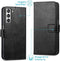 iMoshion Hoesje Geschikt voor Samsung Galaxy S21 FE Hoesje Met Pasjeshouder - iMoshion Luxe Bookcase - Zwart