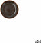 Platt tallrik Ariane Decor Keramisch Bruin (10 cm) (24 Stuks)