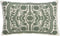 Dutch Decor MIMI - Sierkussen van katoen 30x50 cm - Jadeite - groen en wit - Inclusief binnenkussen
