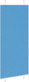 vidaXL - Plissé - rolgordijn - 90x200 - cm - stofbreedte - 89,4 - cm - polyester - blauw