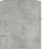 vidaXL - Wastafelkast - 41x38,5x46 - cm - bewerkt - hout - betongrijs