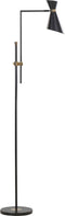 MELAWI - Vloerlamp - Zwart - Ijzer