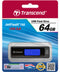 Transcend JetFlash elite 760 - USB-stick 64 GB - USB 3.0 - zwart
