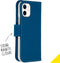 Accezz iPhone 12 Mini - Flip cover - Krasbestendig Schokbestendig - Blauw
