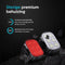 Inlustro LED Fietslamp Set - Voorlicht / Achterlicht - USB Oplaadbaar / Waterdicht - Rood en Wit