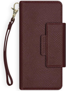 Selencia Hoesje Geschikt voor Samsung Galaxy A71 Hoesje Met Pasjeshouder - Selencia Llyr 2-in-1 Uitneembare Slang Bookcase - Donkerrood