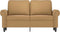 vidaXL - Tweezitsbank - 120 - cm - fluweel - bruin