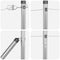 vidaXL - Fencepalen - met - Spike - 13 - stuks - Ø32 - mm - 160 - cm - Gegalvaniseerd - Staal