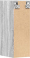 vidaXL - Hangkast - 20x29,5x60 - cm - bewerkt - hout - grijs - sonoma - eikenkleurig
