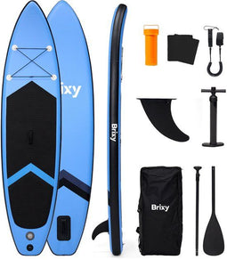 Brixy SUP Board - Opblaasbaar Paddle Board - 305 cm - Max. 150 kg - Blauw