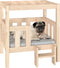 vidaXL - Hondenmand - 65,5x43x70 - cm - massief - grenenhout