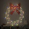 Krans met LED -striplichten Multikleur 90 cm Acryl