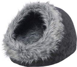 Trixie - Kattenmand - Iglo Yelina - Zwart/Grijs - 35X40X26 cm