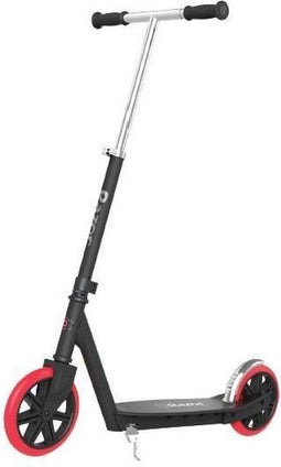 Step Razor Carbon Lux - Stadsstep - Opvouwbaar met grote wielen - Zwart/Rood