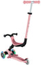 Globber Go up Active Lights - Meegroeistep - lichtgevende wielen - pastel roze
