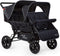 Childhome Two By Two - Wandelwagen - 4 Zits - Zwart