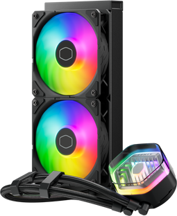 Cooler Master MasterLiquid 240 Atmos - All-in-One Waterkoeler - 240mm met ARGB - Zwart