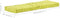 vidaXL - Palletvloerkussen - 120x40x7 - cm - katoen - groen