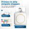 Gatson Mini Printer - Mobiele Fotoprinter - 300DPI - 14 Rollen Papier + 5 Kleurpennen - Wit