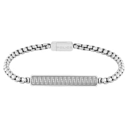 Police Heren-Armband GANSU Roestvrijstaal One Size Zilver 32011938