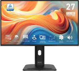 MSI PRO MP275PG E14 - Computer Monitor - 27 Inch Full HD 1920 x 1080 IPS - Zwart