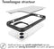 iMoshion Hoesje Geschikt voor iPhone 13 Mini Hoesje - iMoshion Rugged Hybrid Case - Zwart / Transparant