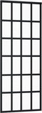vidaXL - Schuifdeur - met - beslag - 76x205 - cm - aluminium - en - ESG-glas