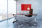 Sigel glasmagneetbord - Artverum - 100x65cm - rood - SI-GL142