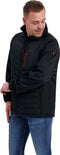 Kjelvik Sid - Hybride jas - Licht gewatteerd - Zwart (2XL)